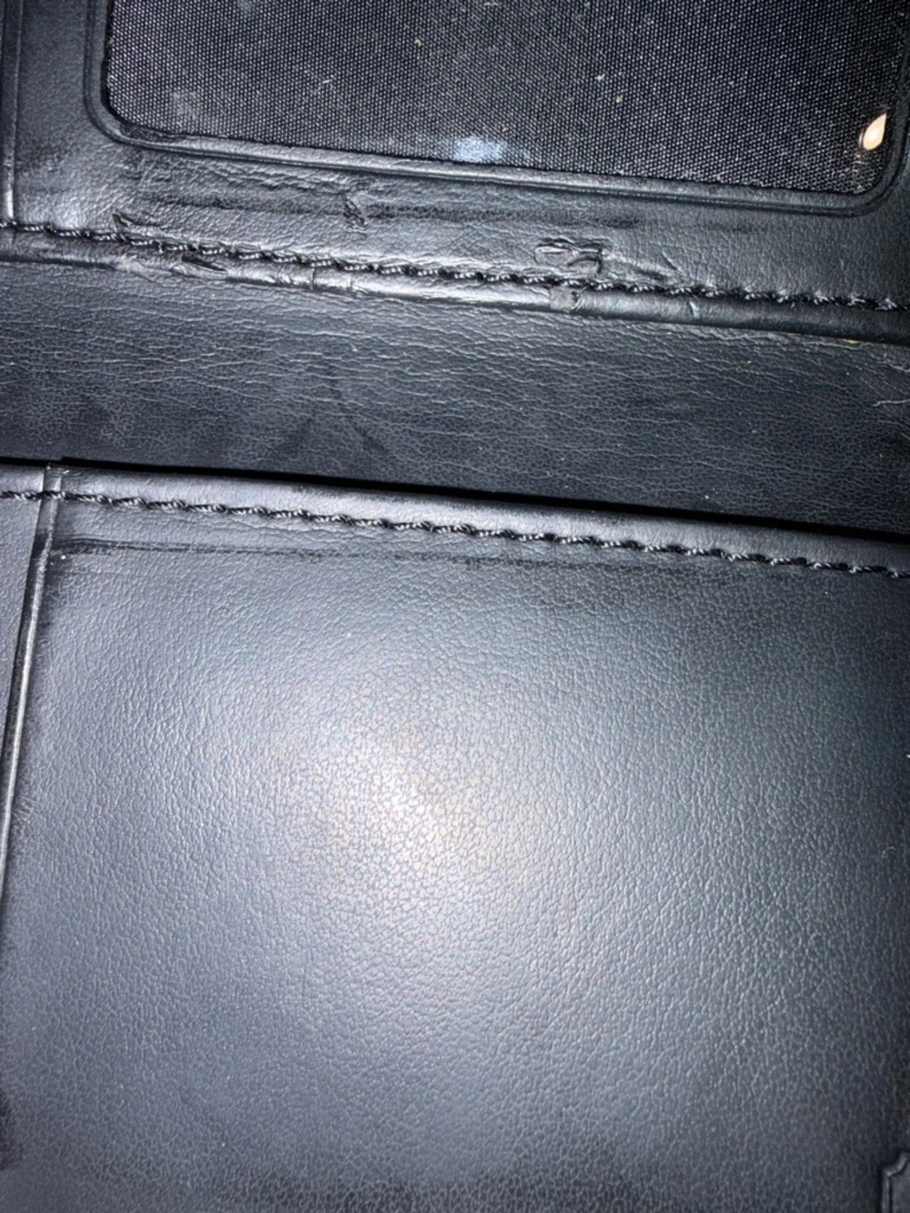 Coach Black Signature Fold Wallet - Picture 4 of 10